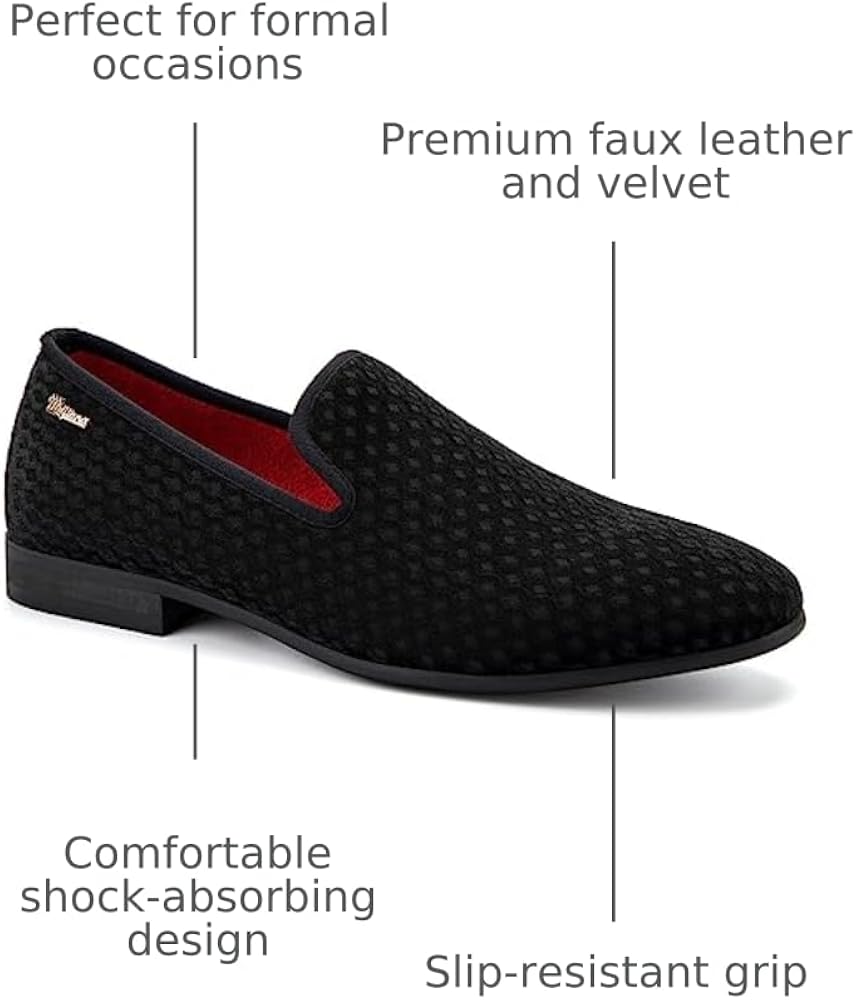 Amazon.com | Meijiana Mens Loafers Wedding Dress Shoes Slip
